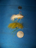 Bonefish and Permit and RedFish Crab Fly Patterns Umpqua and Fly H20 Size 8,6,4,2 Multi Color