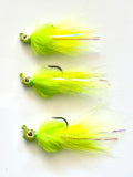 Reel Nautical Bucktail Jigs Buck and Bunny  Chartreuse 3/8 oz. (Copy) (Copy) (Copy) (Copy)