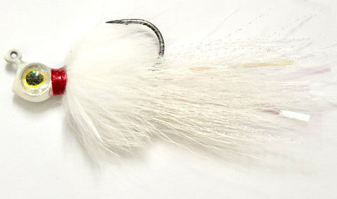 Reel Nautical Bucktail Jigs Buck and Bunny  White 3/8 oz. (Copy) (Copy)