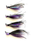 Reel Nautical Jigs Hand Tied Bucktail Deceiver Jigs 4 colors 1/4,  3/8, 1/2, and 1 oz.