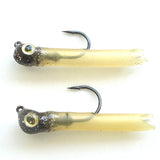 Reel Nautical Jigs Hand Tied Latex Tube PJ Jigs  1/4 3/8 oz 6 Colors