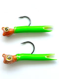 Reel Nautical Jigs Hand Tied Latex Tube PJ Jigs  1/4 3/8 oz 6 Colors