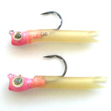 Reel Nautical Jigs Hand Tied Latex Tube PJ Jigs  1/4 3/8 oz 6 Colors