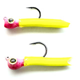 Reel Nautical Jigs Hand Tied Latex Tube PJ Jigs  1/4 3/8 oz 6 Colors