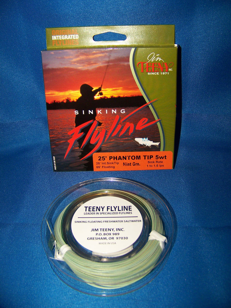 Jim Teeny Phantom Tip Fly Line 5' or 25' 5Wt, 6Wt, or 7Wt.