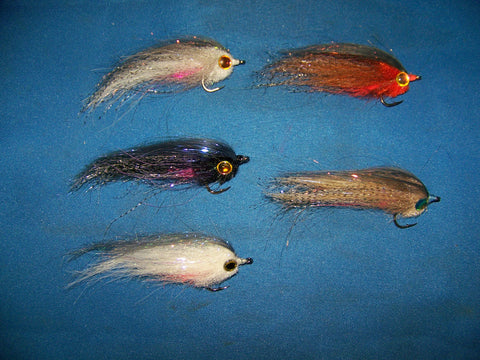 Rz's Predator Series Baitfish Flies Size 1/0 Synthetic