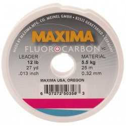 MAXIMA FLUOROCARBON LINE and LEADER 4LB Thru 40Lb 27 and 17 YARD